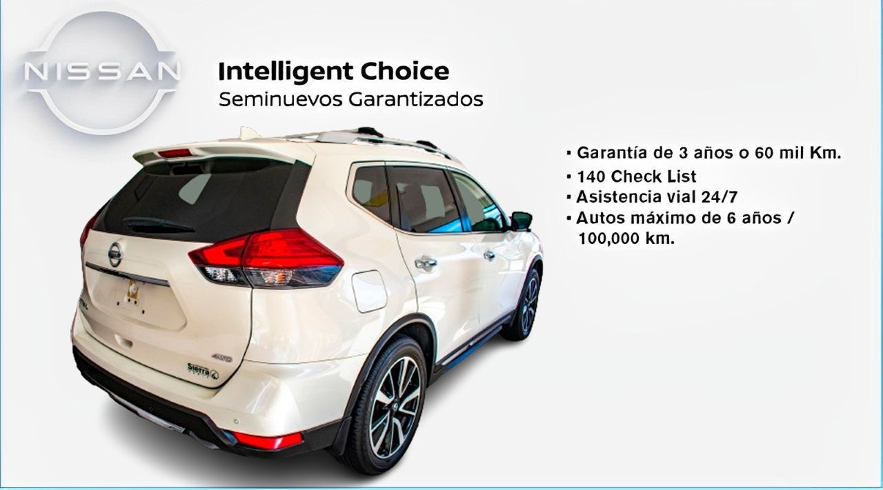 2022 Nissan X-Trail EXCLUSIVE, L4, 2.5L, 170 CP, 5 PUERTAS, AUT, 4WD, 3 FILAS