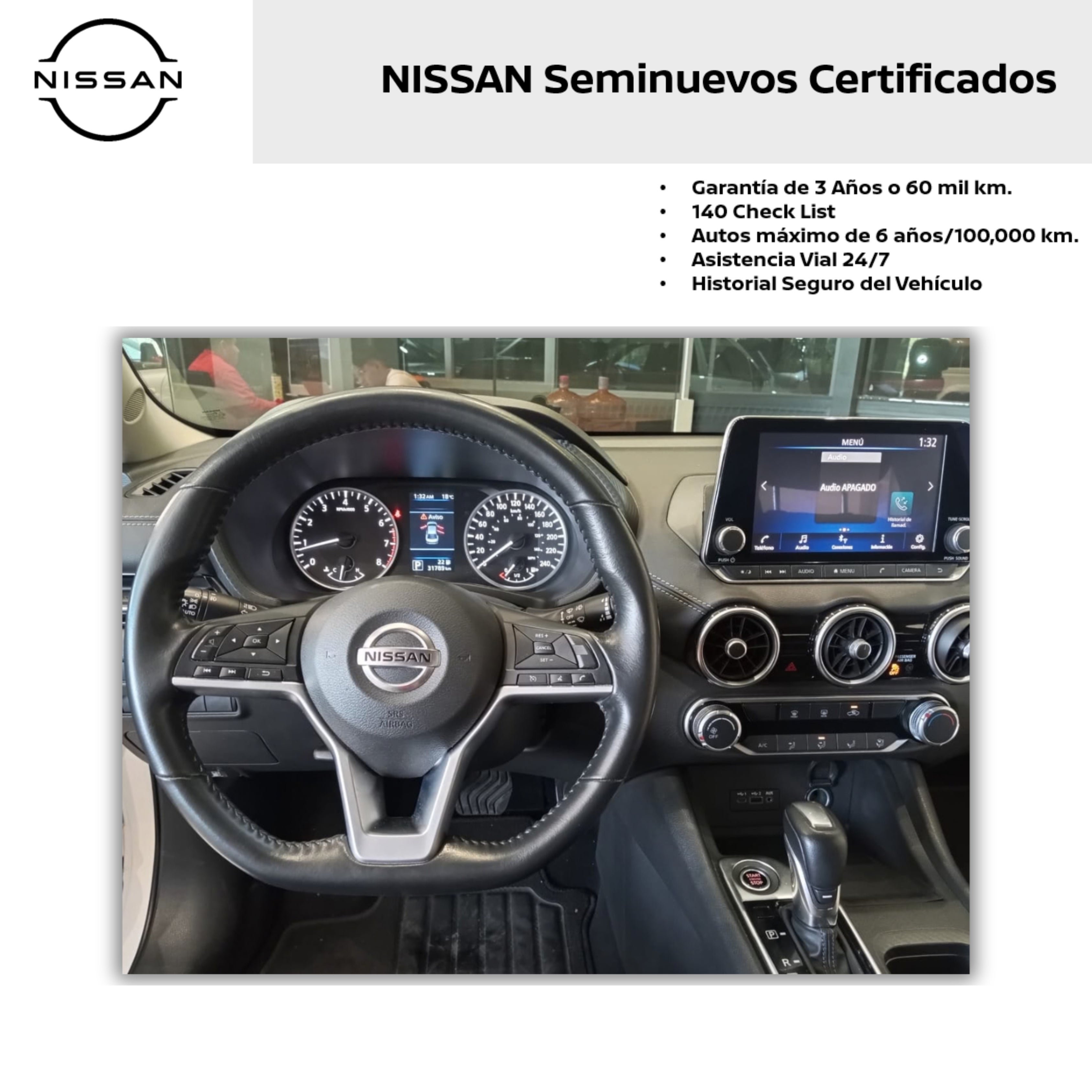 2021 Nissan SENTRA 4 PTS ADVANCE CVT AAC F NIEBLA RA-16
