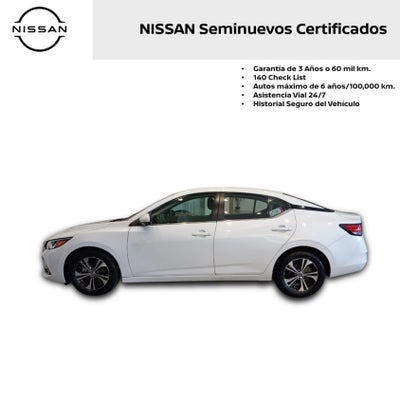 2021 Nissan SENTRA 4 PTS ADVANCE CVT AAC F NIEBLA RA-16