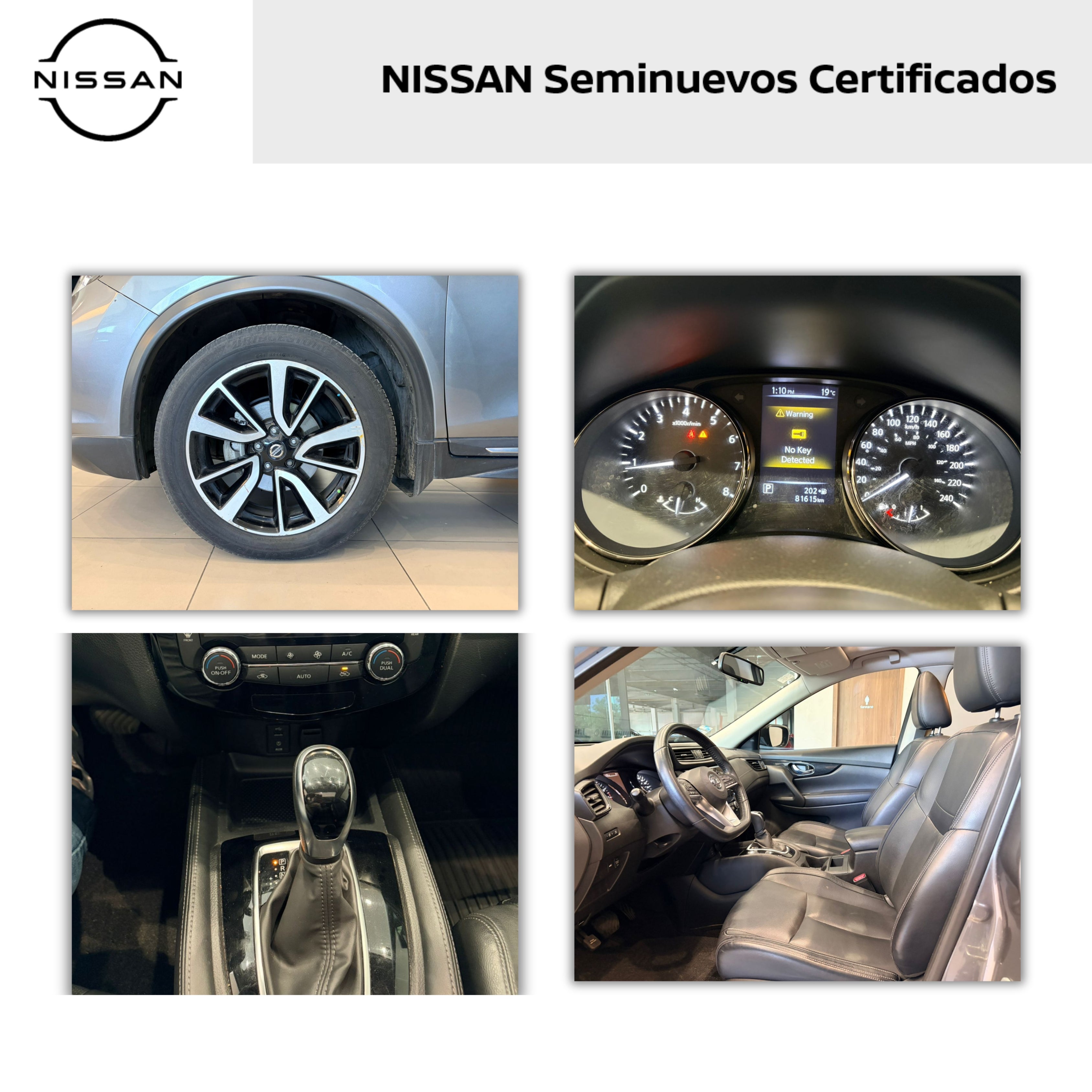 2020 Nissan X-TRAIL 5 PTS EXCLUSIVE CVT PIEL QCP GPS 5 PAS RA-19