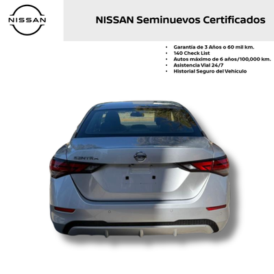 2022 Nissan SENTRA 4 PTS ADVANCE TM6 AAC F NIEBLA RA-16