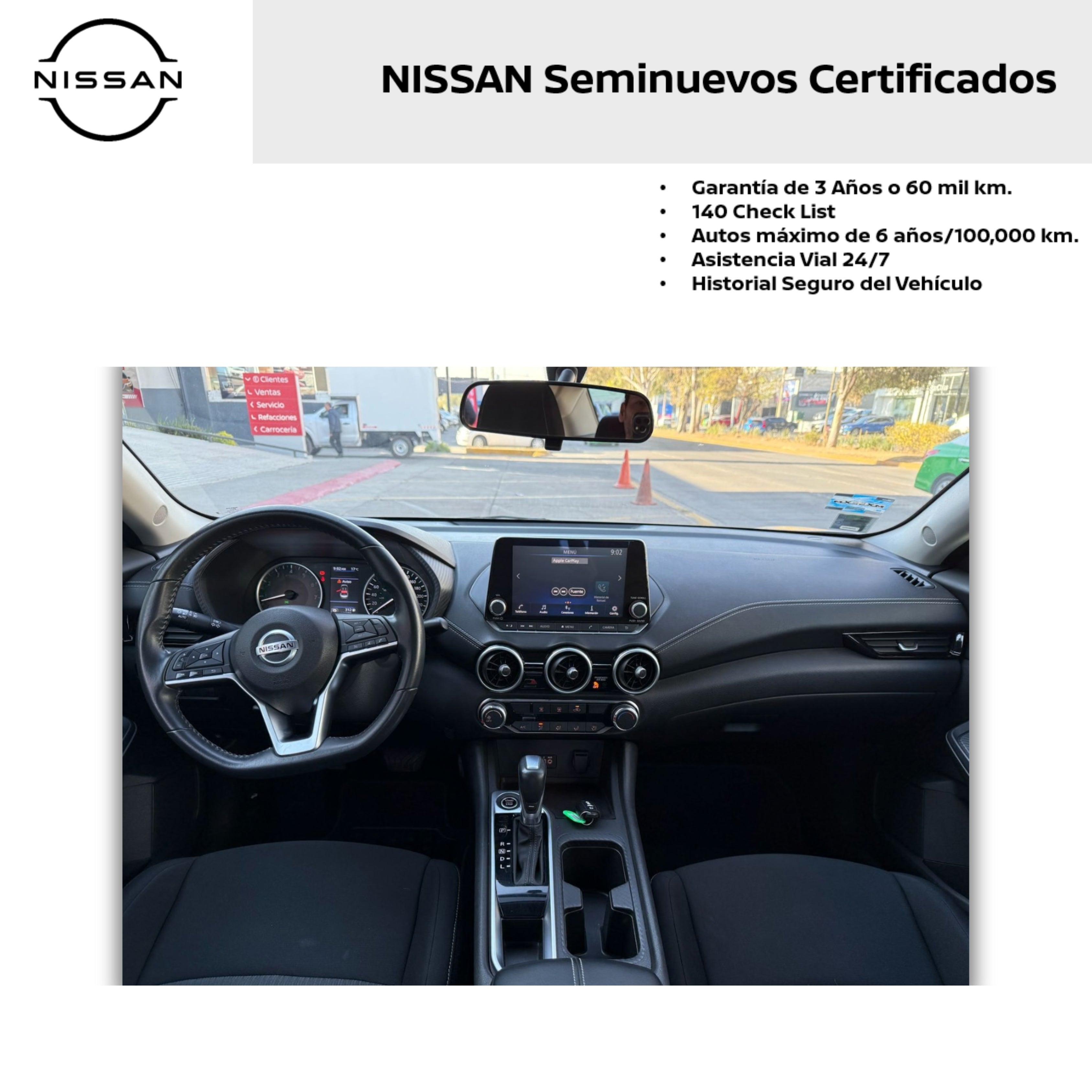 2023 Nissan SENTRA 4 PTS ADVANCE TA AAC F NIEBLA RA-16