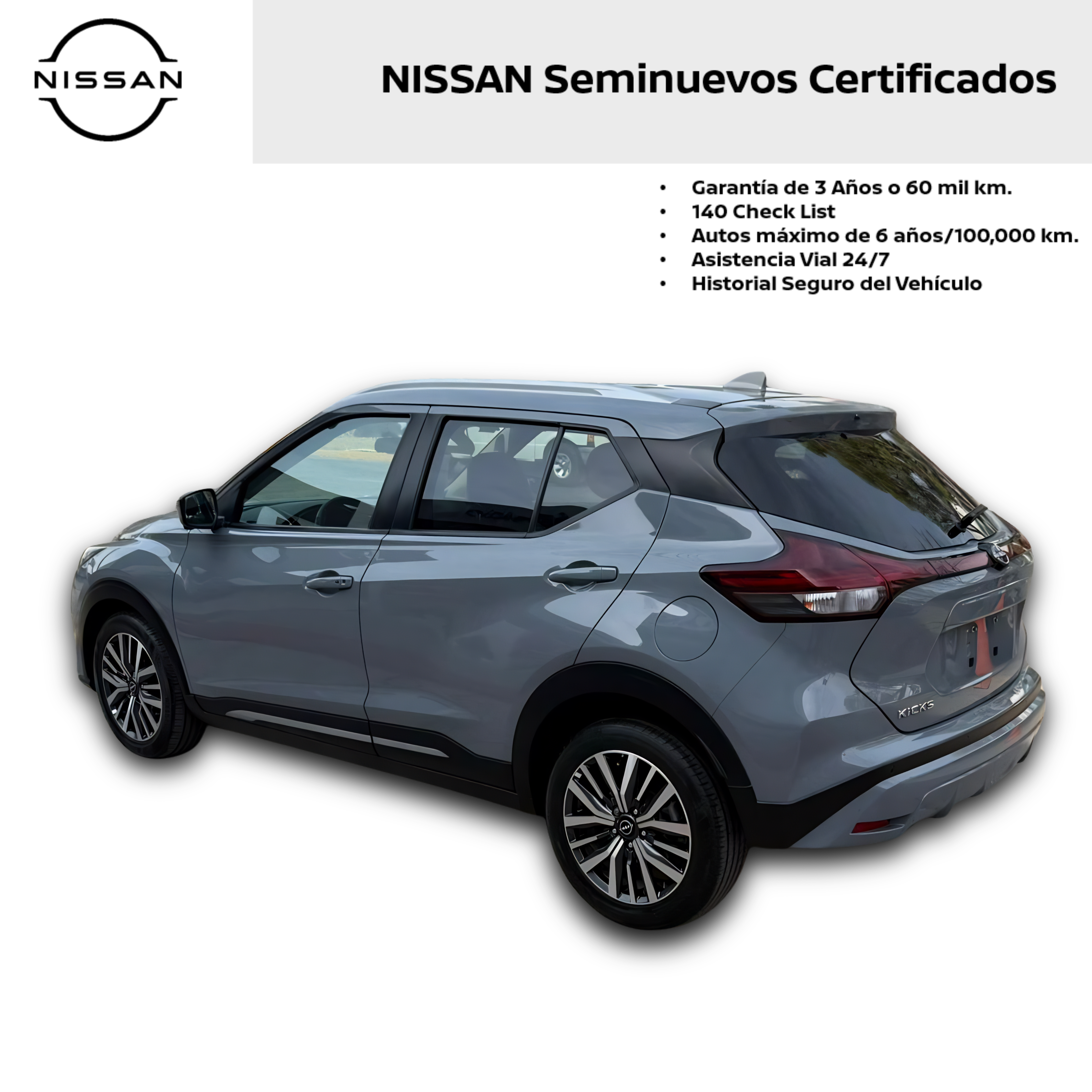 2023 Nissan KICKS 5 PTS EXCLUSIVE 16L TA AAC AUT PIEL GPS RA-17