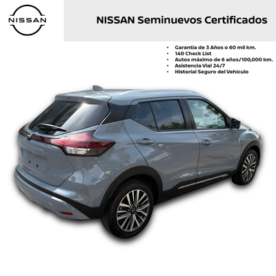 2023 Nissan KICKS 5 PTS EXCLUSIVE 16L TA AAC AUT PIEL GPS RA-17