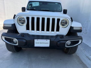2022 Jeep WRANGLER 4 PTS UNLIMITED SAHARA 20T MILD HYBRID TA PIEL F LED RA-18 4X4