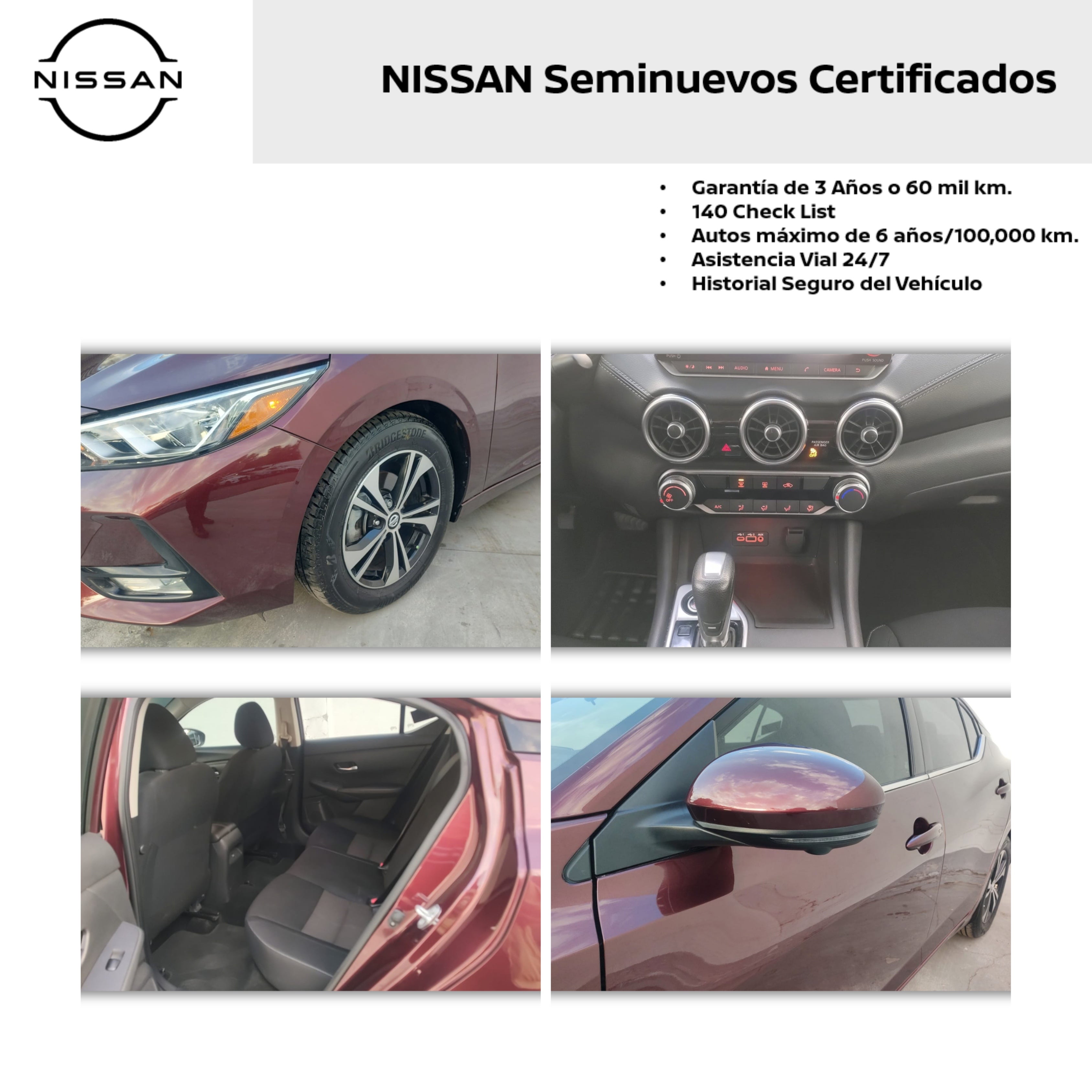 2023 Nissan SENTRA 4 PTS ADVANCE CVT AAC F NIEBLA RA-16