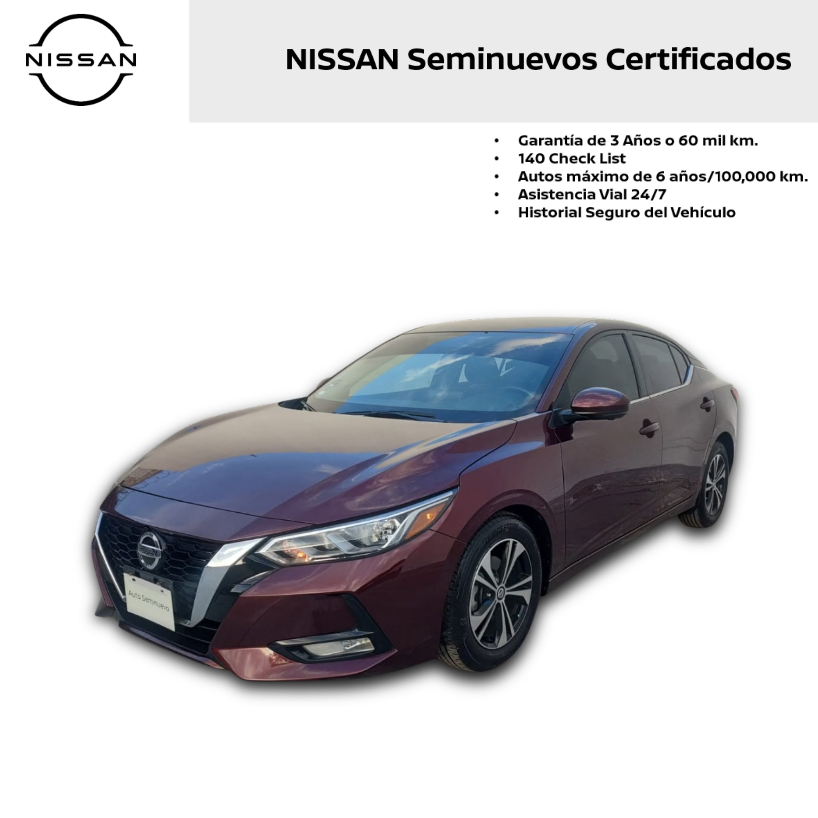 2023 Nissan SENTRA 4 PTS ADVANCE CVT AAC F NIEBLA RA-16