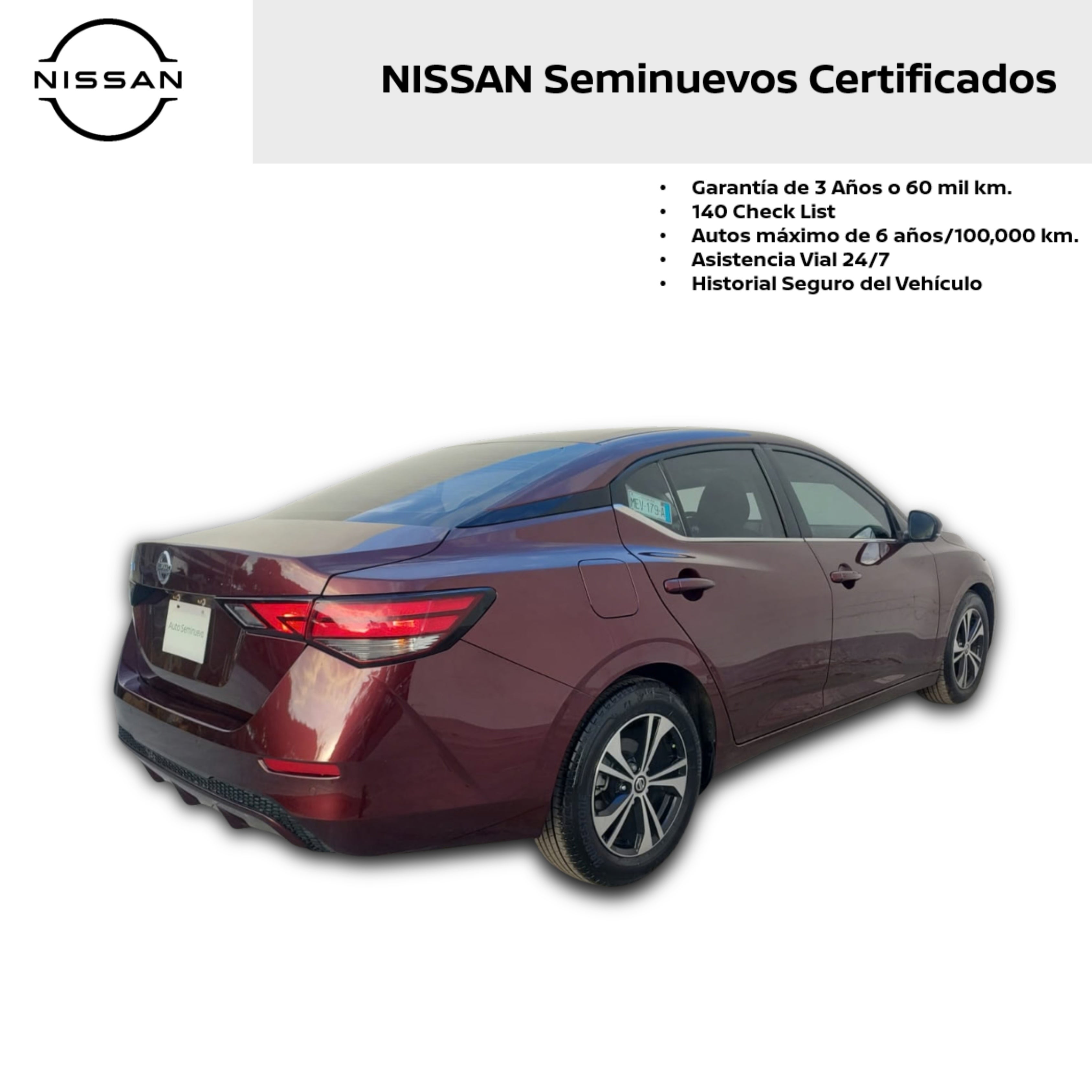 2023 Nissan SENTRA 4 PTS ADVANCE CVT AAC F NIEBLA RA-16