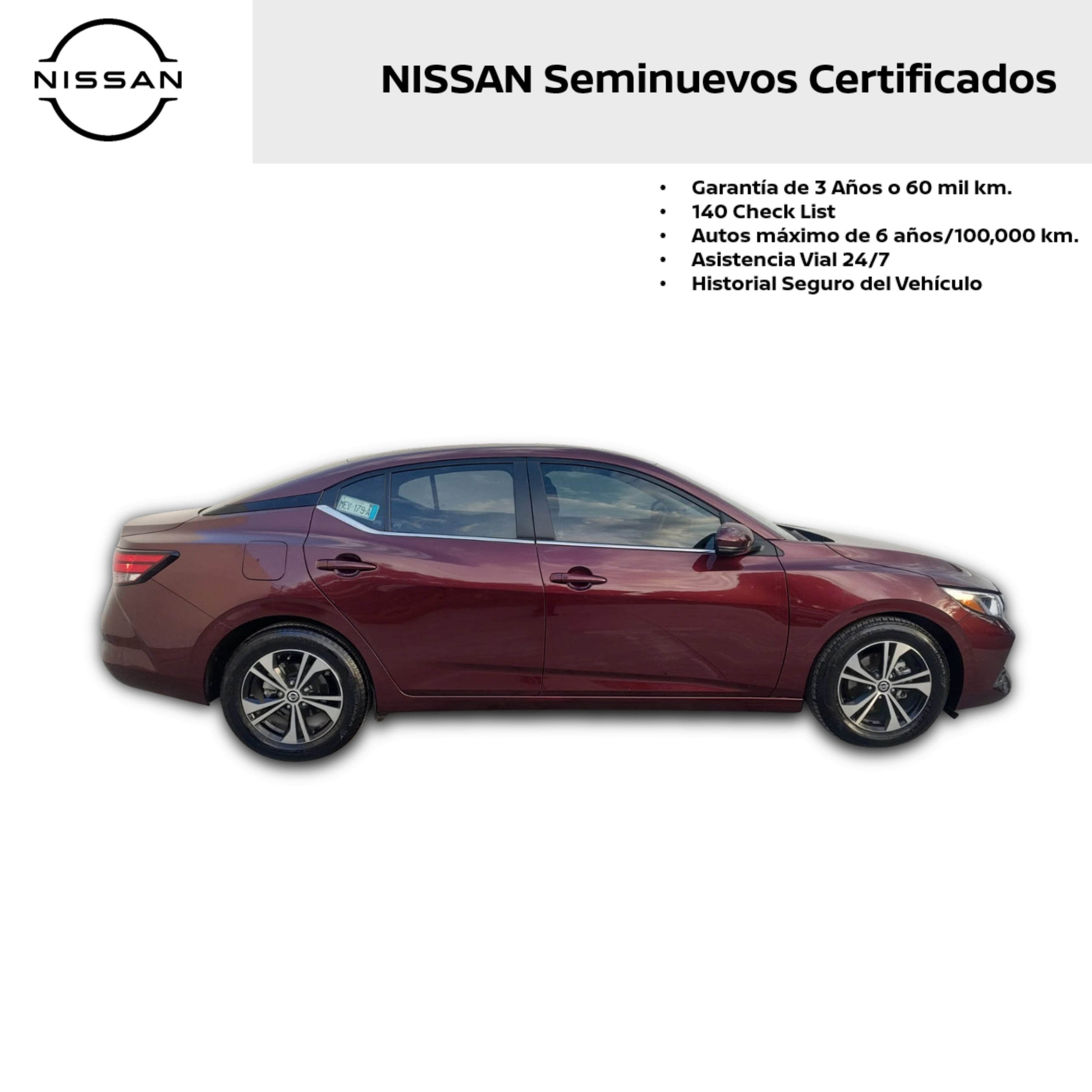 2023 Nissan SENTRA 4 PTS ADVANCE CVT AAC F NIEBLA RA-16