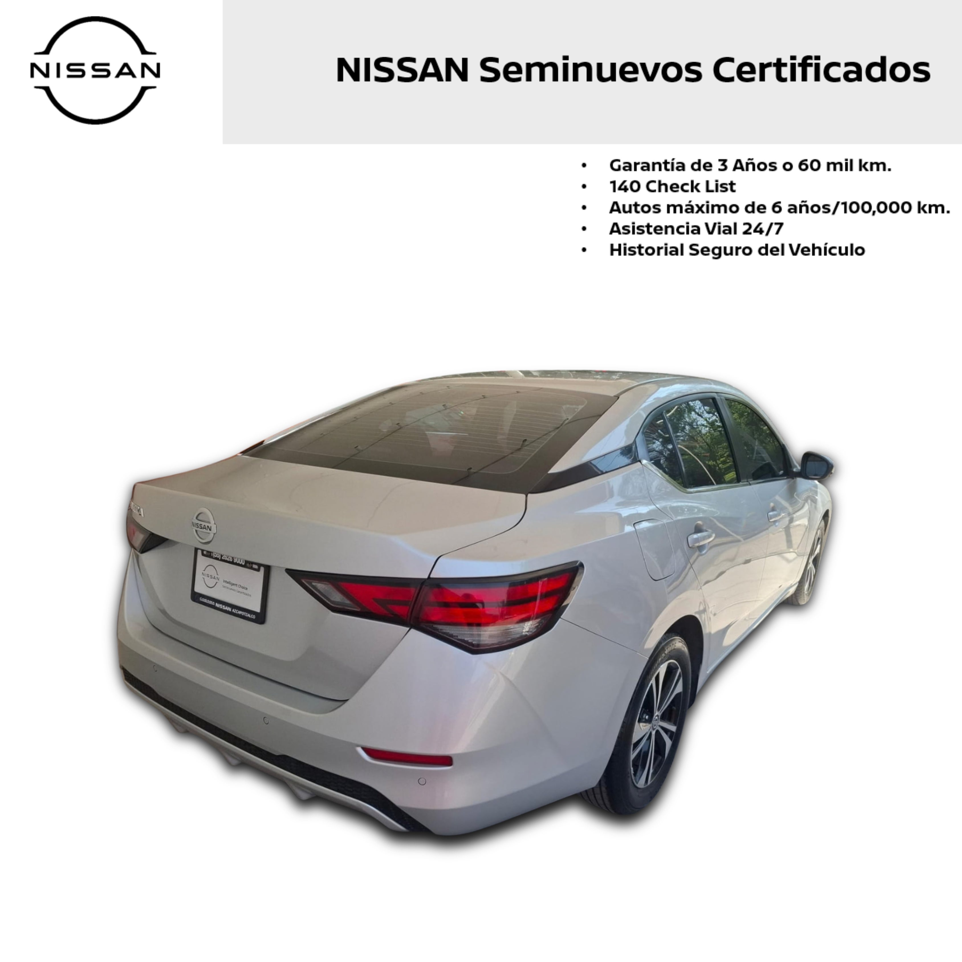 2023 Nissan SENTRA 4 PTS ADVANCE CVT AAC F NIEBLA RA-16