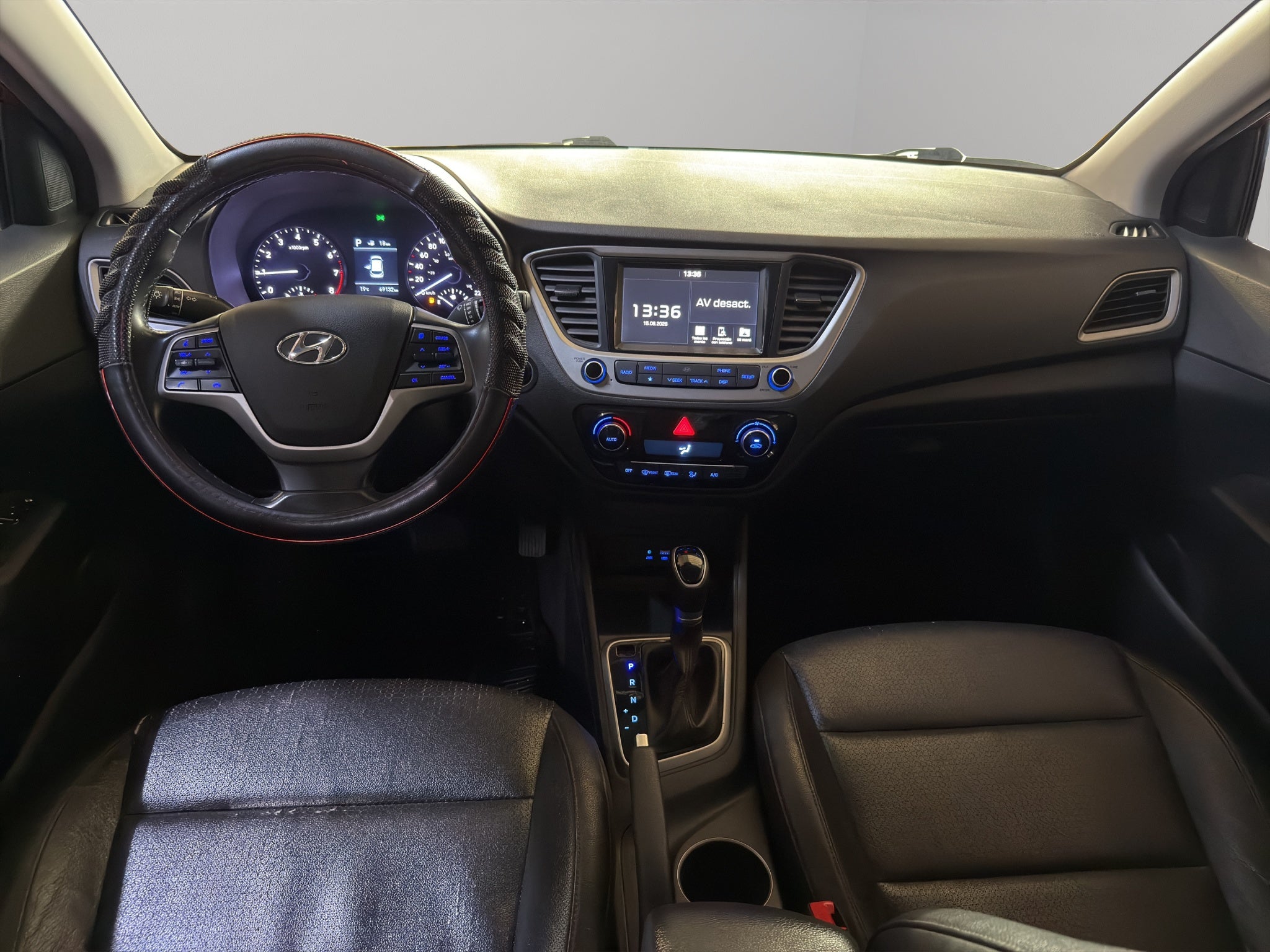 2019 Hyundai Accent 5 pts. HB GLS, 1.6l, TA, a/ac. Aut., VE, piel, RA-17