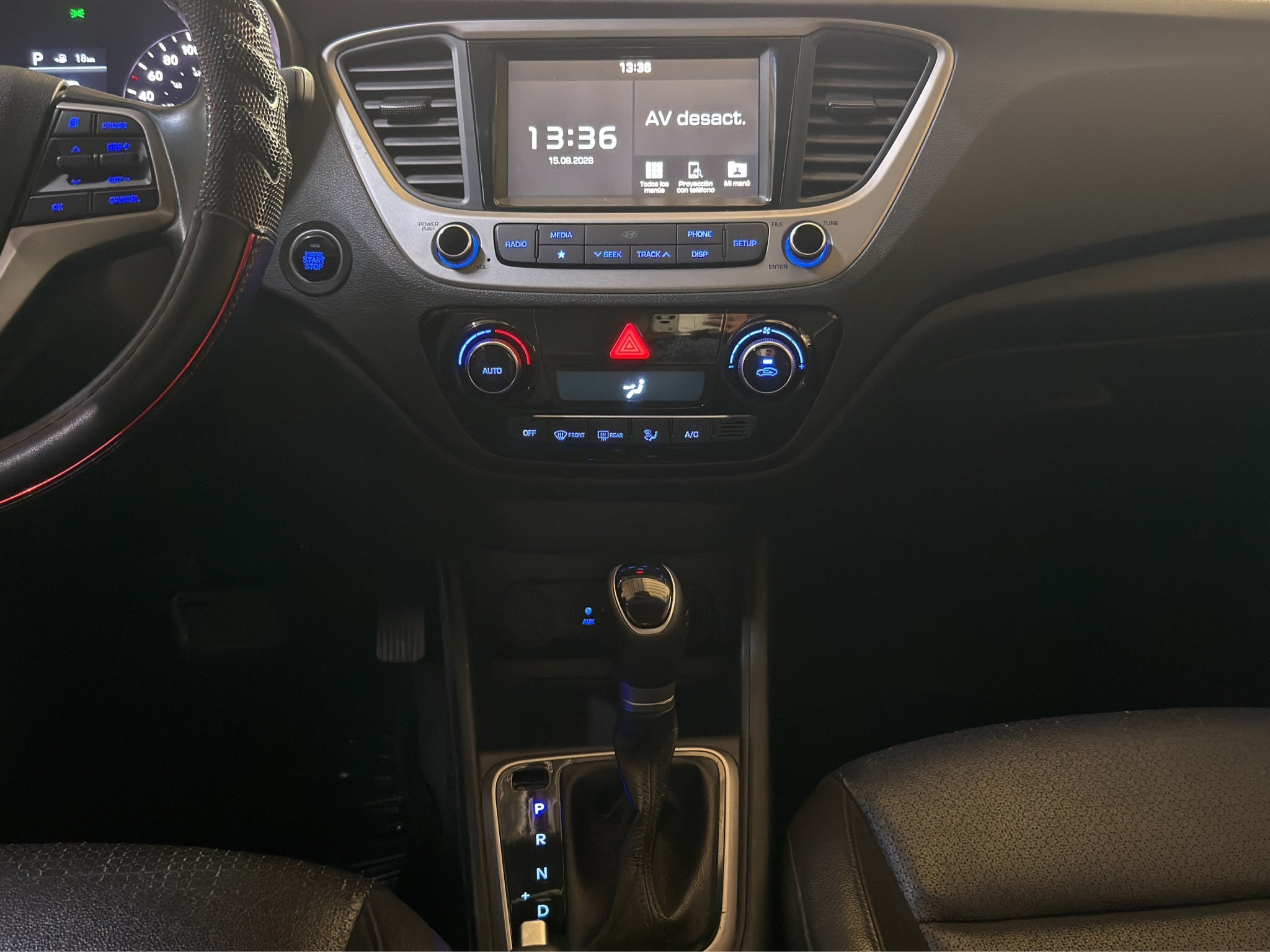 2019 Hyundai Accent 5 pts. HB GLS, 1.6l, TA, a/ac. Aut., VE, piel, RA-17
