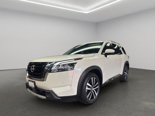 2024 Nissan Pathfinder VUD 5 pts. Platinum, 3.5l, TA, piel premium, RA-20, 4x4