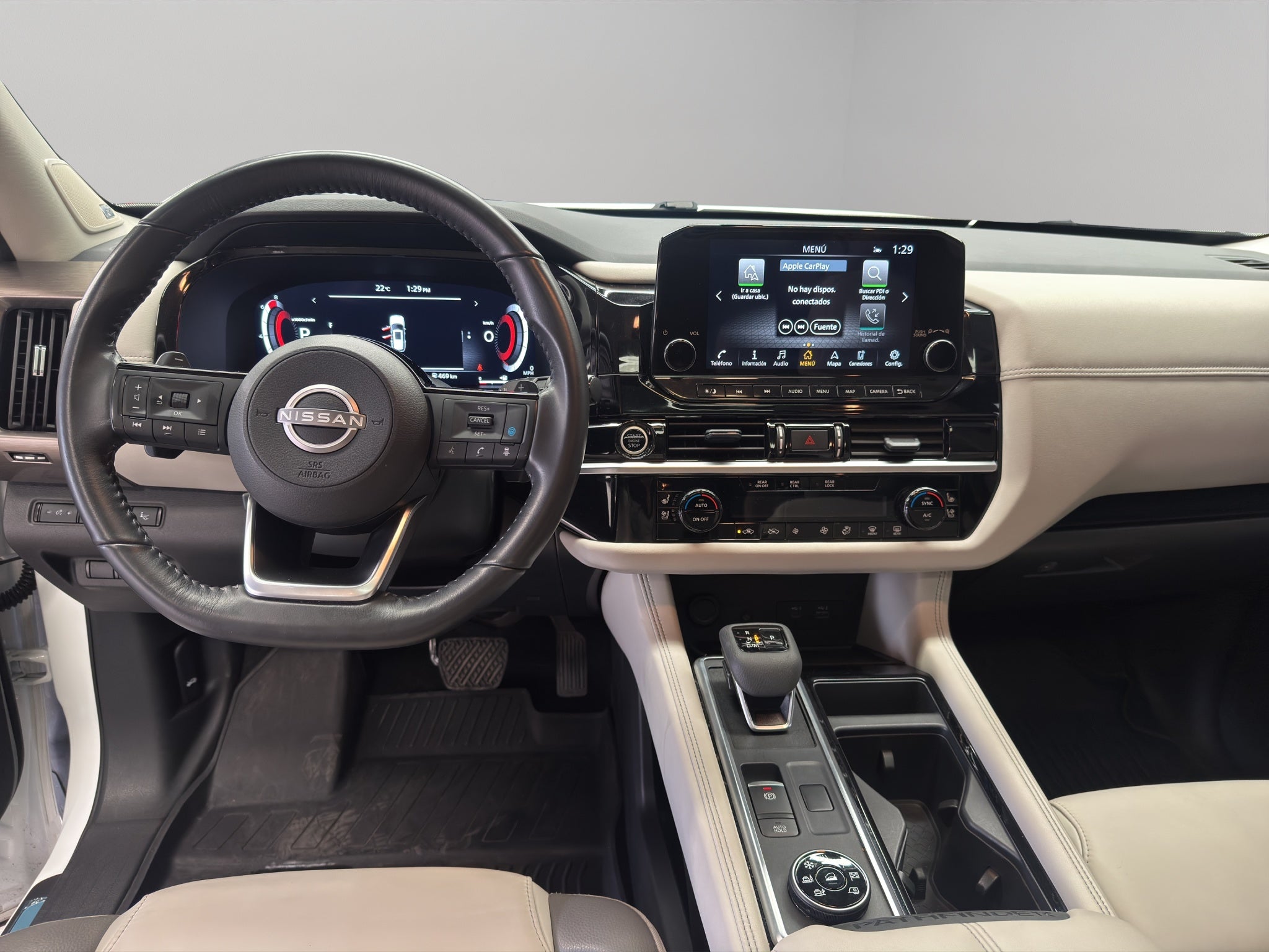 2024 Nissan Pathfinder VUD 5 pts. Platinum, 3.5l, TA, piel premium, RA-20, 4x4