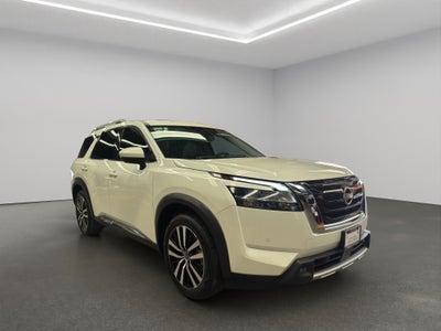 2024 Nissan Pathfinder VUD 5 pts. Platinum, 3.5l, TA, piel premium, RA-20, 4x4