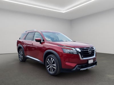 2025 Nissan Pathfinder VUD 5 pts. Platinum, 3.5l, TA, piel premium, RA-20, 4x4