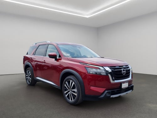 2025 Nissan Pathfinder VUD 5 pts. Platinum, 3.5l, TA, piel premium, RA-20, 4x4