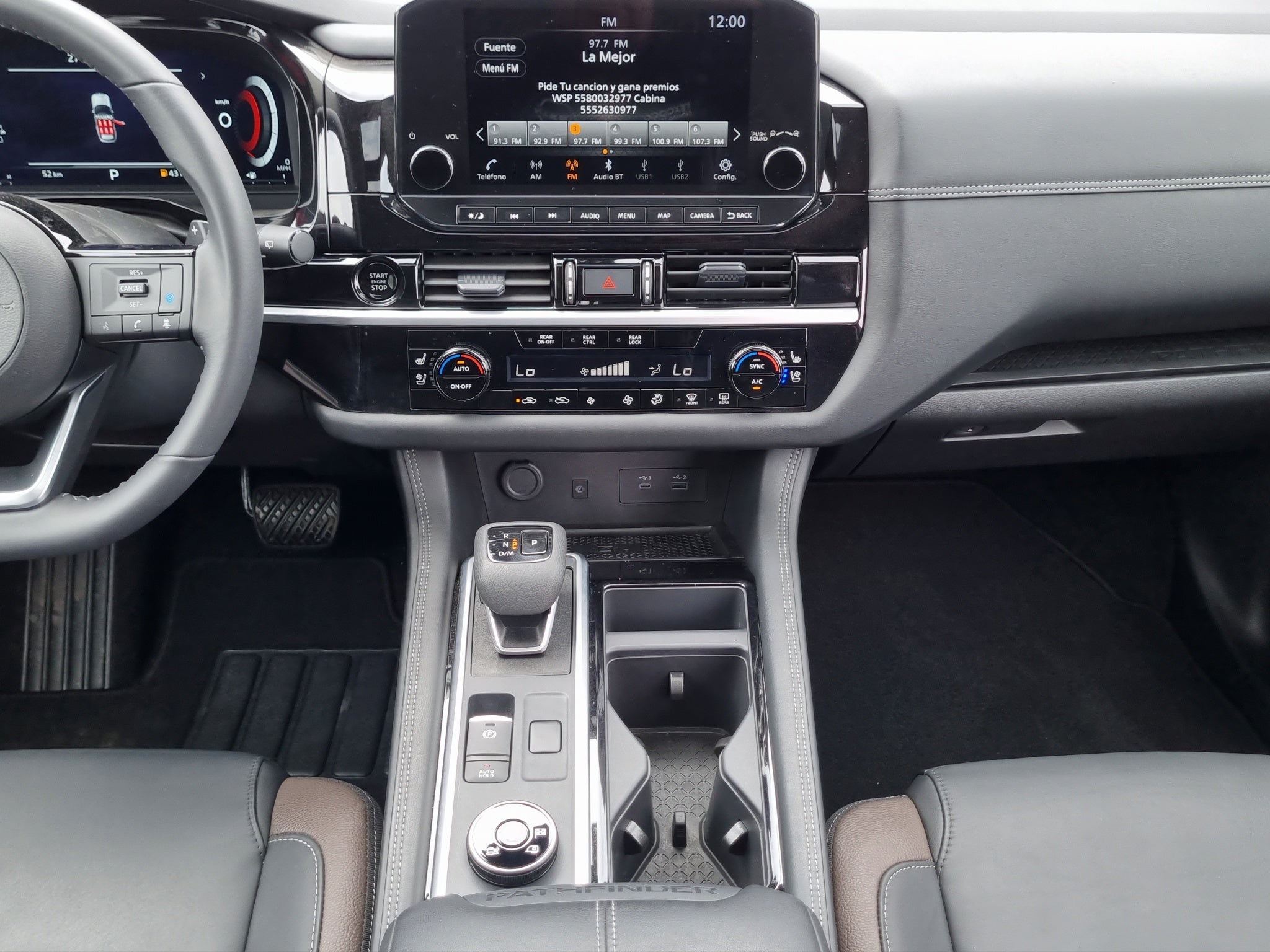 2025 Nissan Pathfinder VUD 5 pts. Platinum, 3.5l, TA, piel premium, RA-20, 4x4