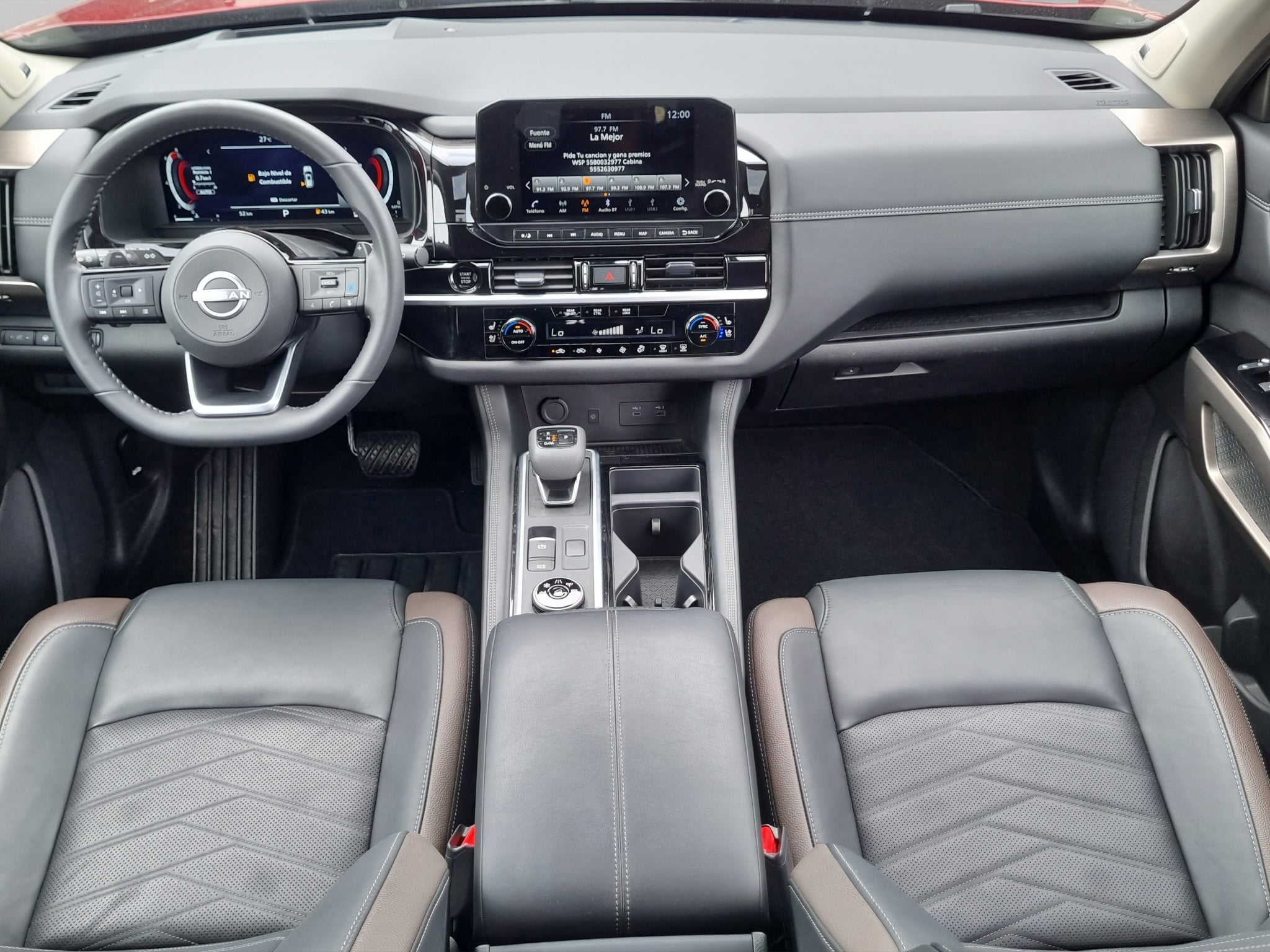 2025 Nissan Pathfinder VUD 5 pts. Platinum, 3.5l, TA, piel premium, RA-20, 4x4