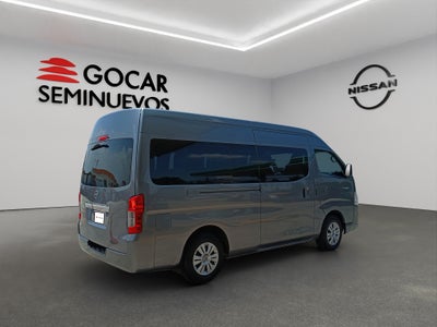 2025 Nissan Urvan Pasajeros 4 pts. Amplia, TM5, a/ac., desem. tras., 14 pas.