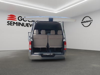 2025 Nissan Urvan Pasajeros 4 pts. Amplia, TM5, a/ac., desem. tras., 14 pas.