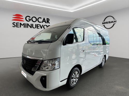 2023 Nissan Urvan Pasajeros 4 pts. Amplia, TM5, a/ac., desem. tras., 14 pas.