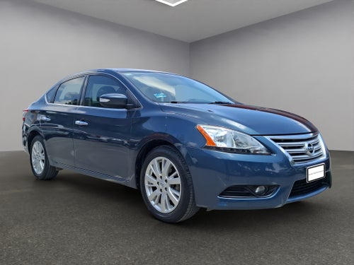 2016 Nissan SENTRA 4 PTS EXCLUSIVE CVT AAC AUT PIEL QC VOLANTEPIEL F NIEBLA RA-17