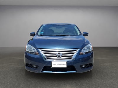 2016 Nissan SENTRA 4 PTS EXCLUSIVE CVT AAC AUT PIEL QC VOLANTEPIEL F NIEBLA RA-17