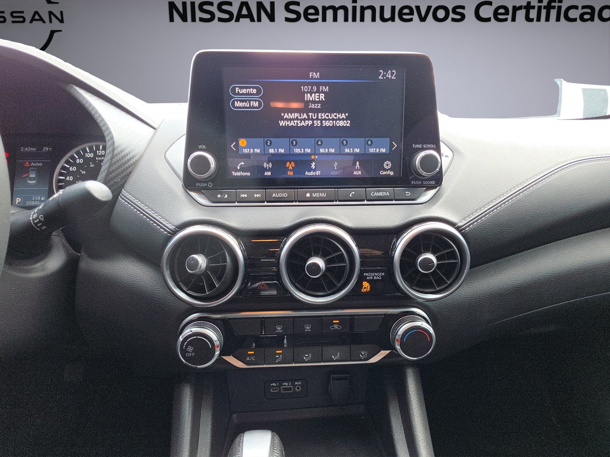 2023 Nissan SENTRA 4 PTS ADVANCE CVT AAC F NIEBLA RA-16