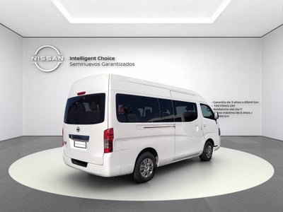 2021 Nissan URVAN 4 PTS AMPLIA TM5 AAC DESEM TRAS 15 PAS